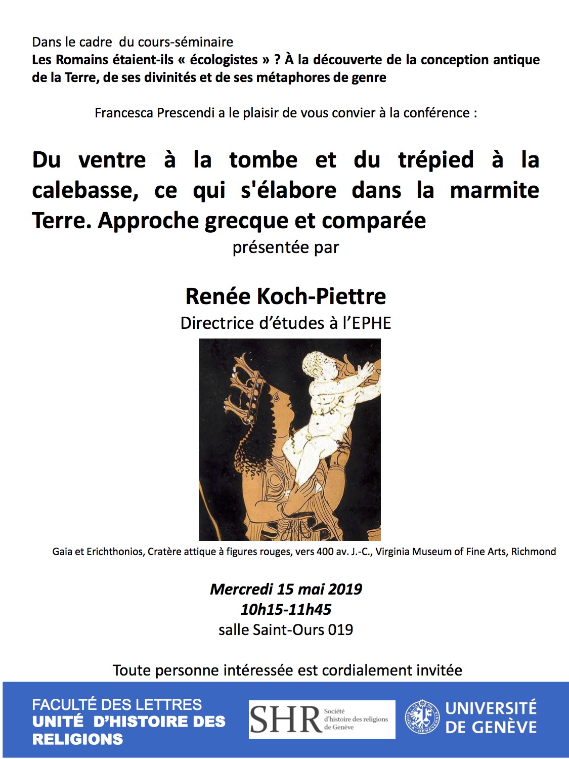 Du ventre à la tombe et du trépied à la calebasse, ce qui s'élabore dans la marmite Terre.